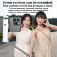 thumbnail image 2 of Daily Mix Store Mini Perche à Selfie Bluetooth Monopode de Poche Rotatif à 360 avec Prise Unique pour Doigt Trépied Compact pour Appareil Photo de Voyage en Blanc et Rose, 2 of 9
