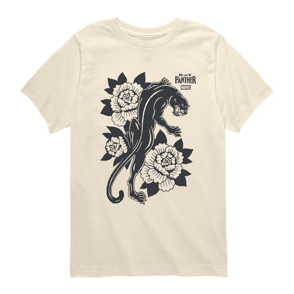 Black Panther - Tattoo Boys' Short Sleeve Graphic T-Shirt