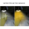 thumbnail image 4 of Luces colgantes solares, lámpara colgante solar de doble cabezal para interiores y exteriores, lámpara colgante LED con control remoto para jardín, patio, pasillo, pasarela, camino, garaje,, 4 of 5