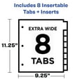 thumbnail image 4 of Avery Insertable 8-Tab Dividers with Pockets (11903), 4 of 10