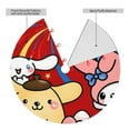 thumbnail image 4 of Lsque Sanrio Print Christmas Tree Skirt, Tree Skirt with Ties or Velcro, Perfect for Holiday Decorations, Halloween, and New Year-36", 4 of 7