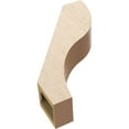 thumbnail image 6 of Ekena Millwork 5"W x 18"D x 24"H Geneva Rough Cedar Woodgrain TimberThane Knee Brace, Primed, 6 of 6