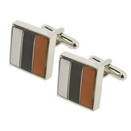 Visol VCUFF614 Octavius Stainless Steel Cufflinks