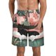 thumbnail image 1 of Balery Black Cat Pink Bathroom Traje de Baño Estilo Hawaiano para Hombre, Shorts de Secado Rápido con Bolsillos-X-Large, 1 of 6
