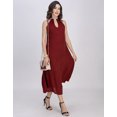 thumbnail image 2 of Moomaya Sleeveless Maxi Dress With Beaded Neckline Cutout, Casual Chic Wear Dress For Women, 2 of 8