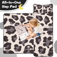 thumbnail image 4 of Beige and Black Of Leopard Print Toddler Nap Mats for Kids Preschool,Sleeping Mat Bag or Kids,Toddler Sleeping Bag,Toddler Nap Mat or Daycare, 4 of 6