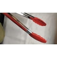 thumbnail image 5 of Kitchen Tongs 7 Inch, 9 Inch, 12 Inc Red, Brand New, 5 of 6