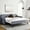 Grey, variant on Twin Size Upholstery Daybed with USB Charging / Button Tufted Back for Home Decoration
