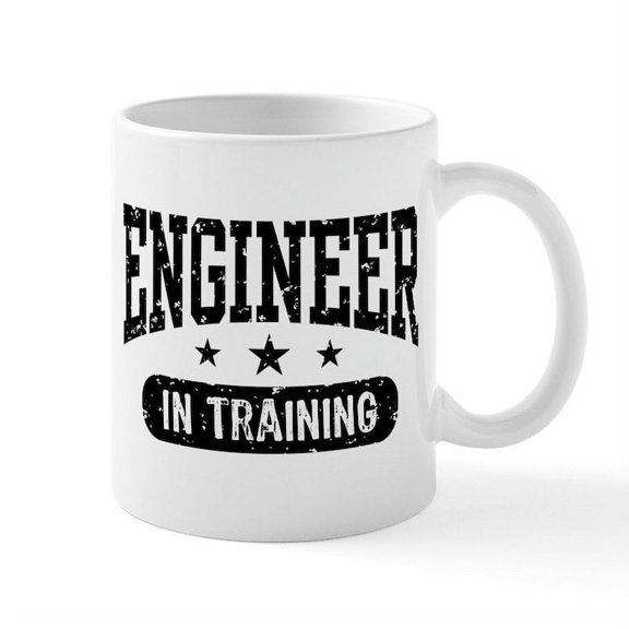 CafePress - Engineer In Training Mug - 11 oz Ceramic Mug - Novelty Coffee Tea Cup