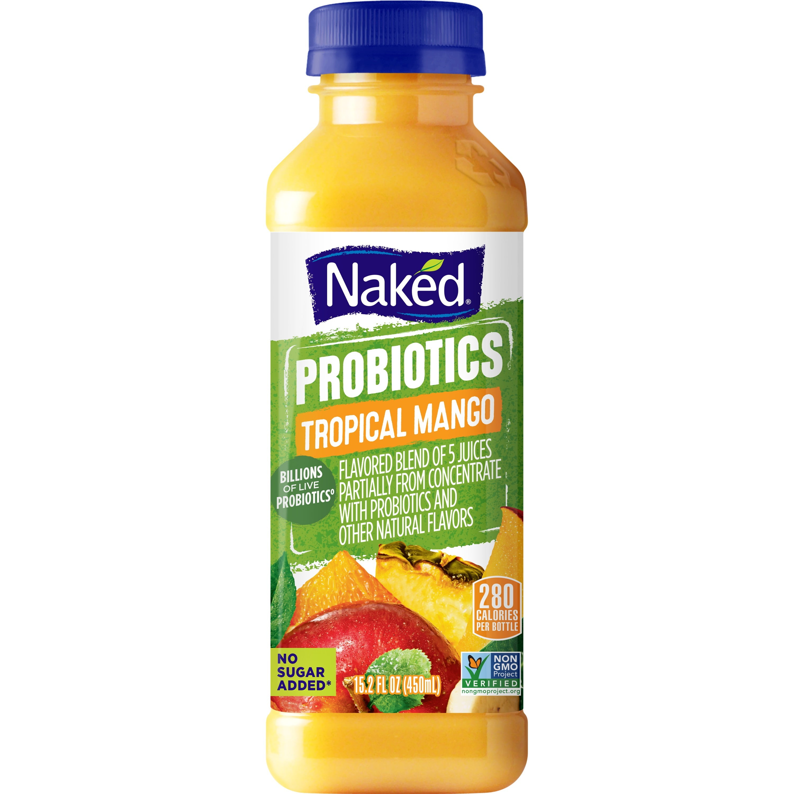 Naked Juice Fruit Smoothie, Mighty Mango, 64 oz Bottle 