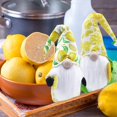 thumbnail image 5 of Pompotops Clearance 2 PCS Lemon Gnome Scandinavian Home House Farm Kitchen Decor Faceless Doll, 5 of 9