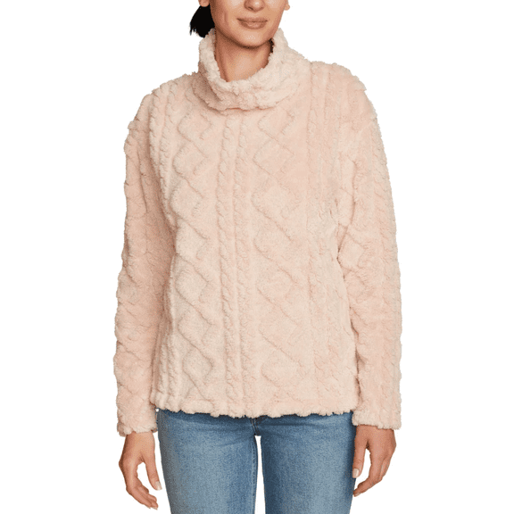 Eddie Bauer Women's Cozy Pullover Pink Small
