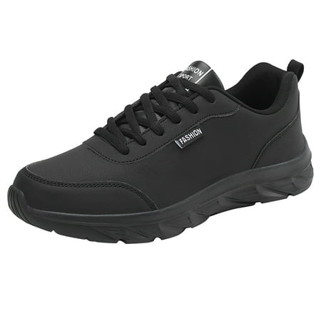 

Mens Shoes Large Size Casual Leather Laace Up Solid Color Casual Fashion Simple Shoes Running