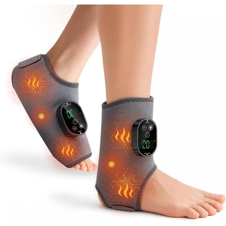 Red LED Light Pads Pants, Heating Pad LED Light Wrap with 3 Heat Levels & 3 Vibrating Massage Levels, Improve Circulation for Women Men (Corded)