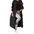 thumbnail image 6 of ZMHEGW Women Coats Winter Sleeveless Vest Long Hoodie Warm Down With Pockets Quilted Outdoor Zip Up Long Vest Fall Jackets, 6 of 7