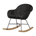 thumbnail image 2 of South Shore Balka, Bohemian Harmony Rocking Chair,  Black Rattan, 2 of 9