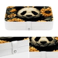 thumbnail image 4 of Panda PU Leather Necklace Holder with Removable Compartment and Portable Jewelry Stand Earring Holder Jewelry Box, 4 of 6