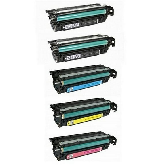 PrinterDash Compatible Replacement for Color LBP-5460/LBP-7000CDN/LBP-7750CDN High Yield Toner Cartridge Combo Pack (2-BK/1-C/M/Y) (GPR-29H2B1CMY)