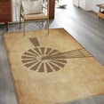 thumbnail image 2 of Country Windmill Area Rugs 3'x5', Washable Small Throw Rugs for Living Room Bedroom, Farmhouse Vintage Rustic Farm Barn Indoor Outdoor Rug Non-Slip Low Pile Carpet Runner Reversible Floor Mats, 2 of 8