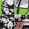thumbnail image 5 of Garden Tool Bag,Pioneer Flower Floral Print Pattern Garden Tool Organizer,Garden Gifts,Waterproof Multi-Pocket Garden Tool Storage 11.8x5.5x11.4 Inch(Tools NOT Included), 5 of 6
