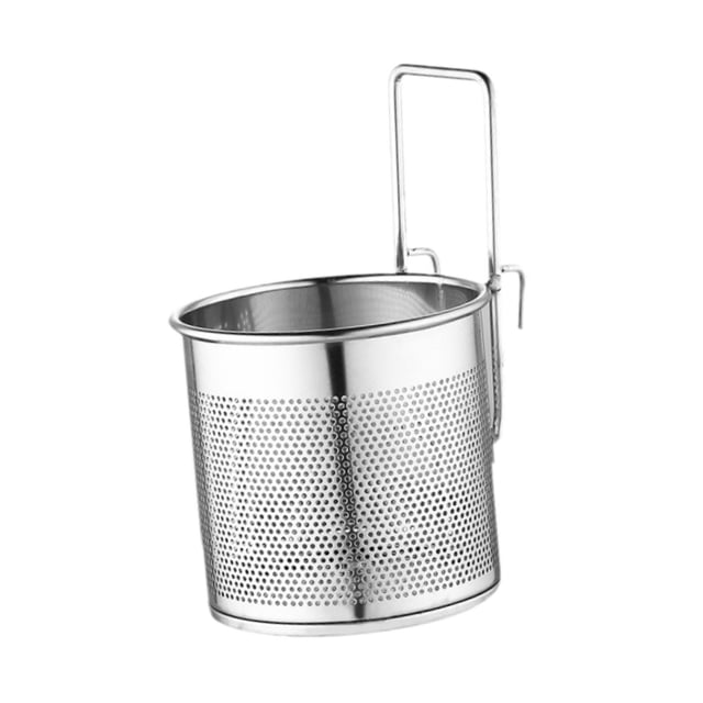QualitChoice Basket turdy paghetti trainer for Room Dining 8x9cm Ramen Vegetable Silver L