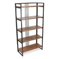 thumbnail image 1 of Cheungs 5957 Lauxel 5 Tier Metal Framed Wood Shelf, 1 of 3