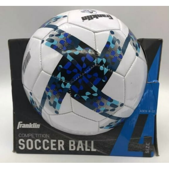 Franklin Sports All Weather Size 4 Soccer Ball - Blue