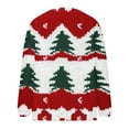 thumbnail image 4 of Hvot&aat Christmas Sweaters For Women Open Front Crochet Button Down Long Sleeve Cardigan Santa Snowflake Printed Coat, 4 of 4