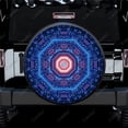thumbnail image 2 of 3D Colorful Depth Print Spare Tire Cover Waterproof Tire Wheel Protector for Car Truck SUV Camper Trailer Rv, 2 of 5