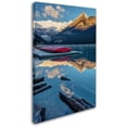 thumbnail image 2 of Trademark Fine Art 'Lake Louise Canoes' Canvas Art by Pierre Leclerc, 2 of 3