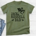 thumbnail image 2 of Jack Russell Dad, Unisex Men's Shirt, Jack Russell Terrier, Jack Russell Owner, Funny Dog Dad Gift, Heather Military Green, XX-Large, 2 of 6