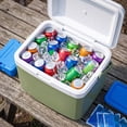 thumbnail image 4 of Eolstice Portable Insulated Cooler Box, Carry Handle Thermal Storage Container, Waterproof Temperature Lock Chest, for Camping Fishing Picnic Outdoor, 4 of 9