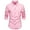 Pink, variant on Lovskoo 2024 Men's Business Dress Shirts Casual Fashion Turn-Down Collar Button Long Sleeve Shirt Blouse White