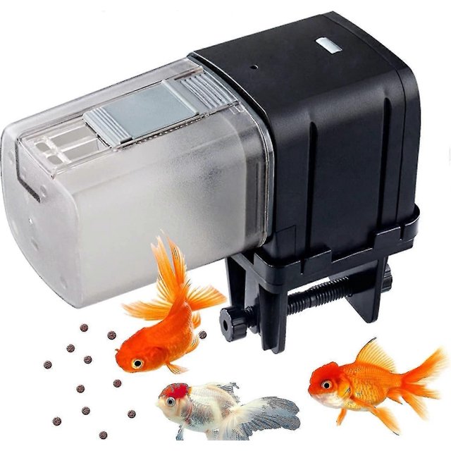 Automatic Aquarium/fish Feeder, Multifunctional Adjustable Digital Fish Feeder Timer, 175ml Capacity
