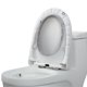 thumbnail image 2 of Funda para asiento de inodoro YONGSHENG felpa lavable color Rosa, 2 of 5