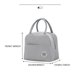 thumbnail image 3 of Bolsa de almuerzo aislada portátil de gran capacidad, bolso de mano impermeable a prueba de fugas, reutilizable, para viajes, trabajo y escuela, 1 unidad, 3 of 4