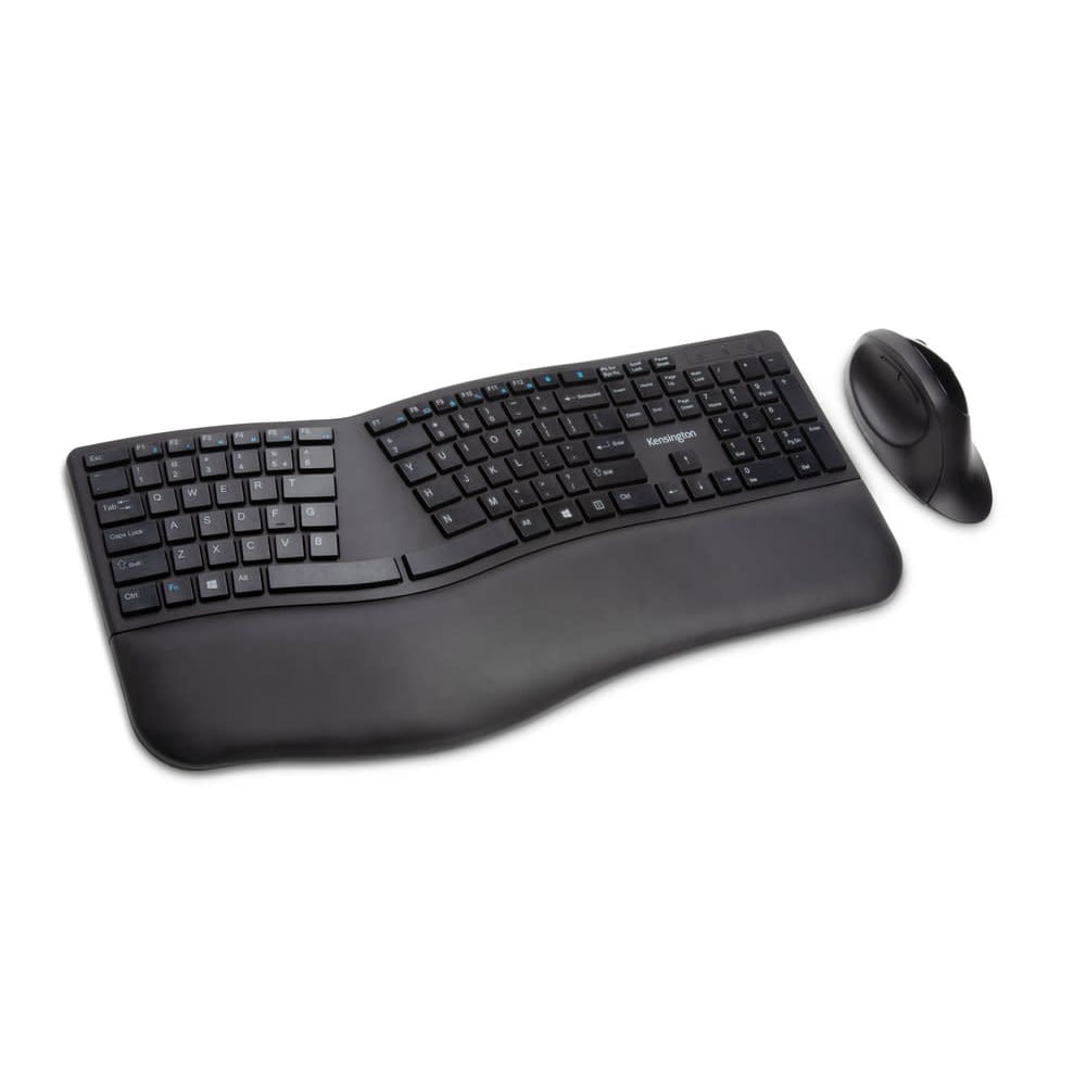 Kensington Pro Fit Ergo Wireless Keyboard and Mouseâ€”Black Walmart