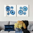thumbnail image 4 of Empire Art Direct Mineral Rings I & II Frameless Free Floating Tempered Glass Panel Graphic Wall Art, 24" x 24" each, Ready to Hang, 4 of 6