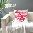 thumbnail image 5 of Happy Valentine's Day Throw Pillow Cover, 5 of 5