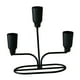 thumbnail image 3 of Candelabro de metal, candelabro, adorno nórdico, candelabro decorativo de hierro. Negro, 3 of 9