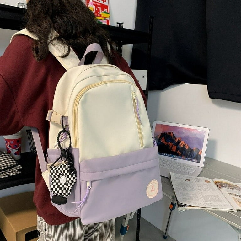 CoCopeaunt Panelled Pattern Nylon Women Backpack Ladies Large Bag