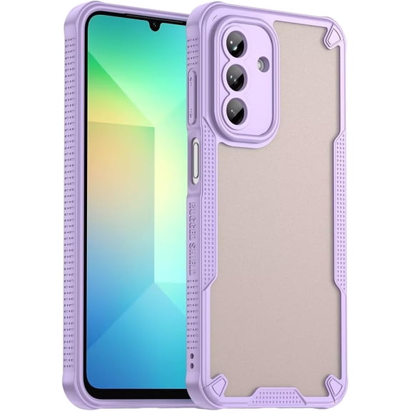 Case for Galaxy S24 FE,Galaxy S24 FE Case,Colorful TPU PC Full Body Protective Military Grade Heavy Duty Protection Phone Case for Samsung Galaxy S24 FE 5G,2024 (Purple)