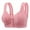 Pink, variant on Xunlbb Comfortable Bras for Women, Women's Large Sized SeamlessComfortable Breathable Underwear Daily Bra