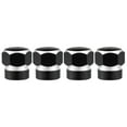 thumbnail image 7 of Motoforti Universal Color Tire Valve Cap Hexagon Shape Aluminum Alloy Black 4 Pcs, 7 of 7