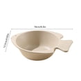 thumbnail image 4 of HWRETIE Fish Shaped Plastic Bowl Lightweight Dessert Soup Rice Salad Snack Serving Bowl for Home Kitchen Daily Dining Picnic Outdoor Use, 4 of 6