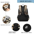 thumbnail image 4 of FORMRS Unisex School Backpack 17" Student Travel Bag with Laptop Compartment, Beige Geometric, 4 of 7
