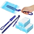 thumbnail image 1 of Blue Electrostatic Duster with Replacement Refills for Home Use Flexible and Strong Plastic Handle, 1 of 8
