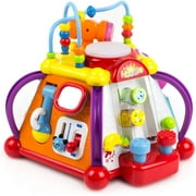 15 in 1 Toysery Child Musical Activity Cube Toy for Kids - Unisex Educational Game Play Center Music Box Toy - LED, Sound