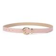 thumbnail image 2 of YAOBAMM Ceinture à la Mode pour Femmes Boucle Sculptée Ceinture Jeans Femme Réglable Design Multi-Trous Ceinture en Faux Cuir, 2 of 7