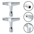 thumbnail image 2 of Miangastore Drums Percussion Tuning Keys Wrenches Silver 2Pcs 1.8x1.6in, 2 of 9
